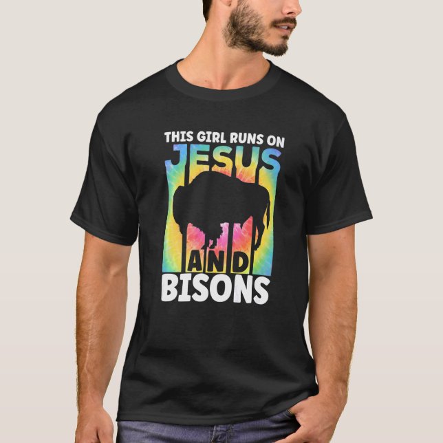 Camiseta Accesorio Bison Set Animal Appartal Retro Bison (Anverso)