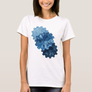Camiseta Accesorio de agua de plata elegante con diseño mod