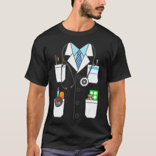 Camiseta Accesorio de disfraz de disfraz para médica White 