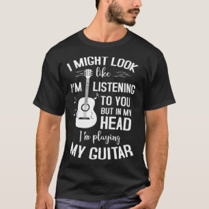 Camiseta Accesorio de guitarra acústica de cadenas de guita