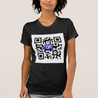 Camiseta accesorios cifrados QR del personalizado de