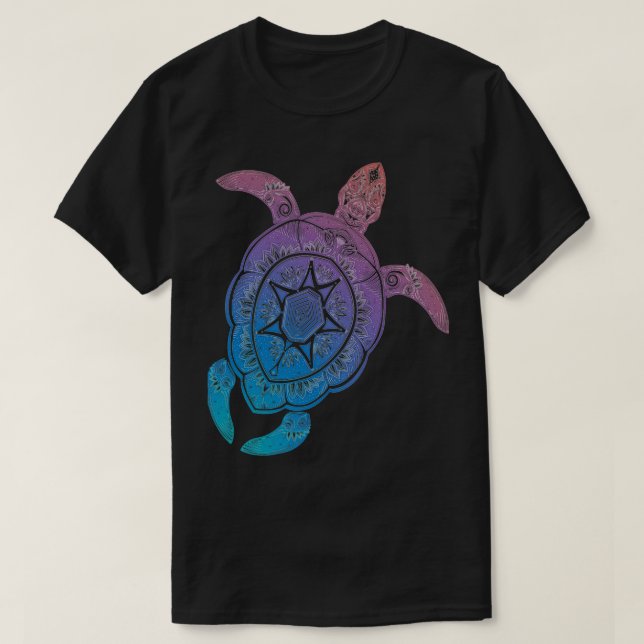 Camiseta Accesorios de arte para el tatuaje de la tortuga 4 (Diseño del anverso)
