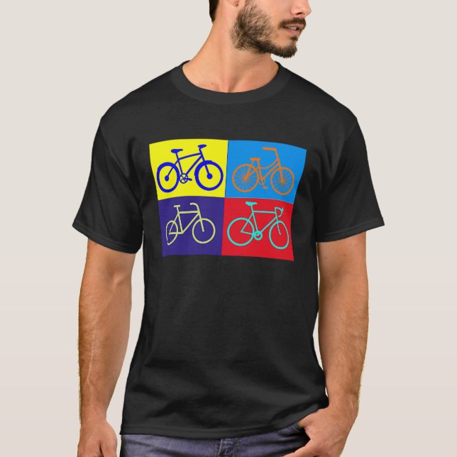 Camiseta accesorios de ciclismo bicicleta ciclismo arte de  (Anverso)