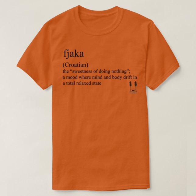 Camiseta accesorios de declaración de fjaka Coatian (Diseño del anverso)
