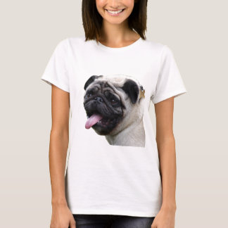 Camiseta Accesorios de fotos Pug en blanco para manipular,