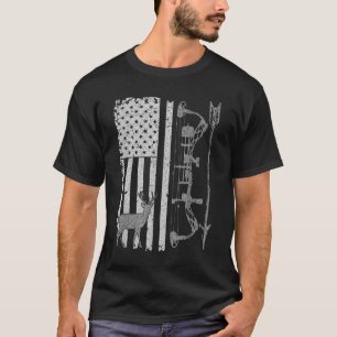 Camiseta Accesorios de la bandera de caza de venados nortea