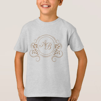 Camiseta Accesorios de monograma e inicio