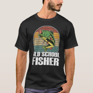 Camiseta Accesorios de pesca pescadores de la vieja escuela