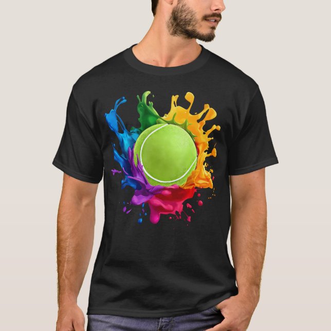 Camiseta Accesorios de tenis coloridos para (Anverso)