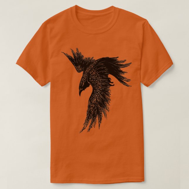 Camiseta Accesorios de Viking Crow Raven Kattegat para Viki (Diseño del anverso)