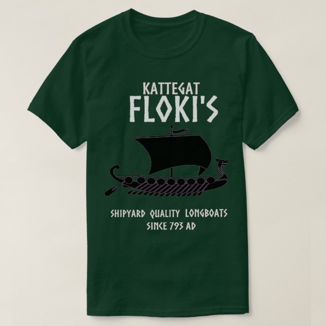 Camiseta Accesorios de Viking Kattegat Floki amp para Vikin (Diseño del anverso)