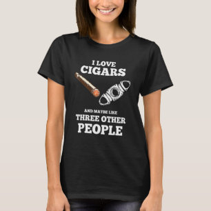 Camiseta Accesorios divertidos de cigarros Ajuste Cigar Lov