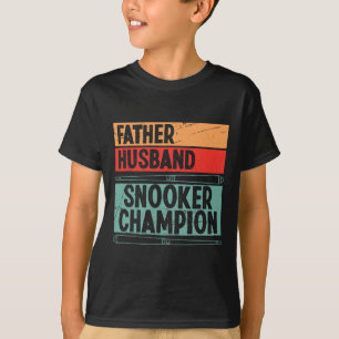 Camiseta Accesorios Para Adultos Padre Husnd Snooker C