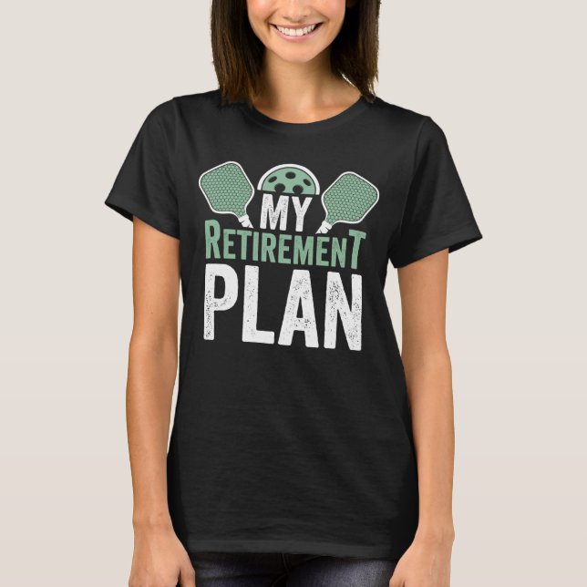 Camiseta Accesorios para bolas de pólvora Mi plan de retiro (Anverso)