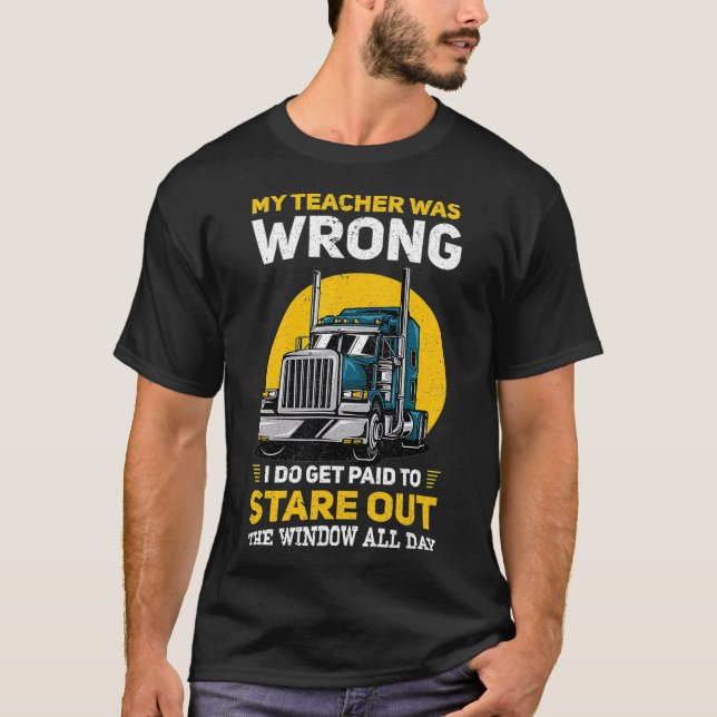 Camiseta Accesorios para camioneros para conductores de cam (Anverso)