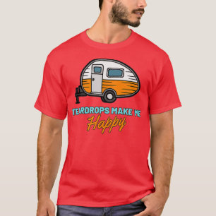 Camiseta Accesorios para carros de leva para hombres Naranj