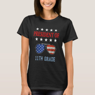 Camiseta Accesorios para docentes de 11° grado Bandera De E