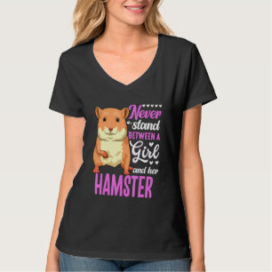 Camiseta Accesorios para dueña de hámster lindo conjunto pa