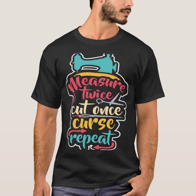 Camiseta Accesorios para la confección de ropa para un sast (Anverso)