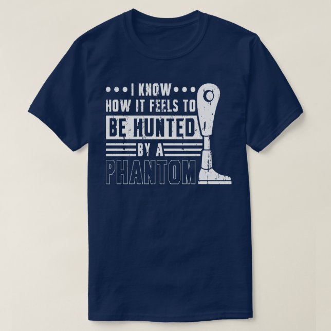 Camiseta Accesorios para piernas protésicas Perdidos Ampute (Diseño del anverso)