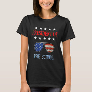 Camiseta Accesorios Para Profesores De Preescolar Bandera E