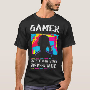 Camiseta Accesorios para videojuegos de contenido de consol