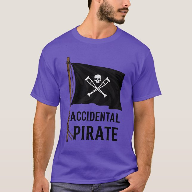 Camiseta Accidental Pirate Funny Nautical Adventure Humor f (Anverso)