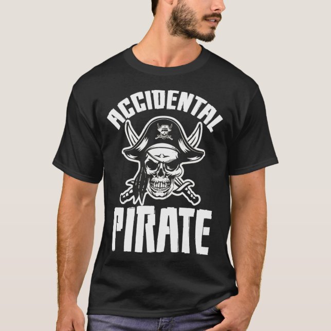 Camiseta Accidental Pirate Leg Amputee One Legged (Anverso)
