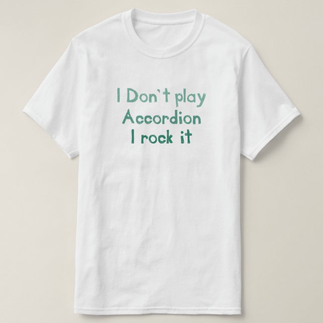 Camiseta Accidente de acordeón (Diseño del anverso)