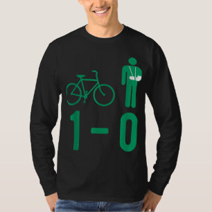 Camiseta Accidente De Bicicleta Hueso Roto 1-0 Fractura De