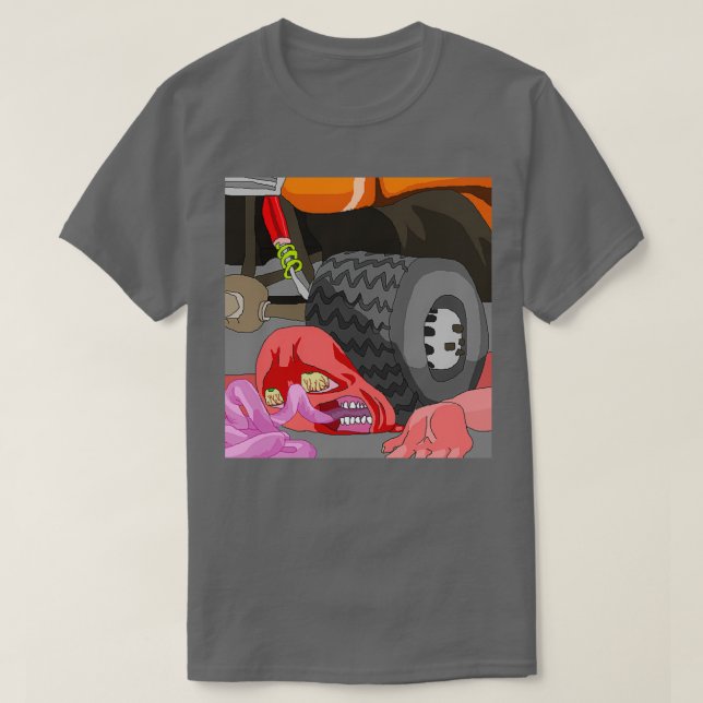 Camiseta Accidente de coche intestinal (Diseño del anverso)