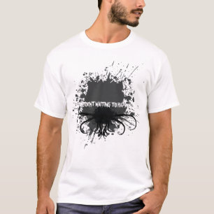 Camiseta Accidente de la salpicadura que espera para