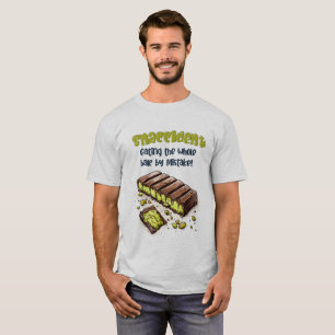 Camiseta Accidente de nieve: El chocolate entero ك el choco