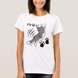 Camiseta Accidentes de altura del gato y aletas