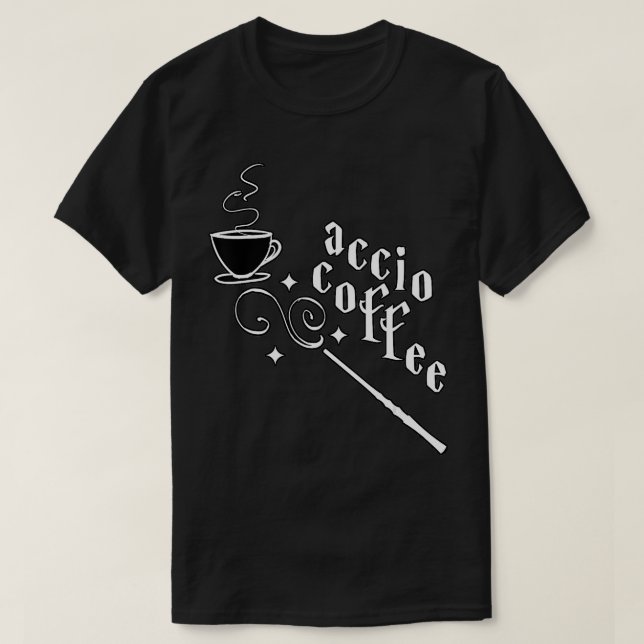 Camiseta Accio Coffee TShirt (Diseño del anverso)