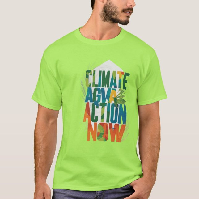 Camiseta Acción climática ahora (Anverso)