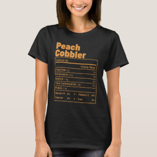 Camiseta Acción de Gracias Alimentos Enfoque Cobbler Hechos