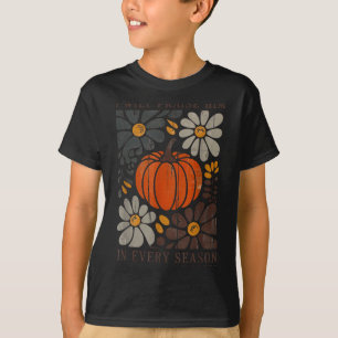 Camiseta Acción de Gracias Cristiana Lo Alabaré En Todo