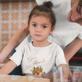 Camiseta Acción de Gracias da gracias al guión otoño deja n