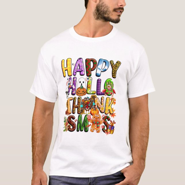 Camiseta Acción de Gracias de Halloween (Anverso)