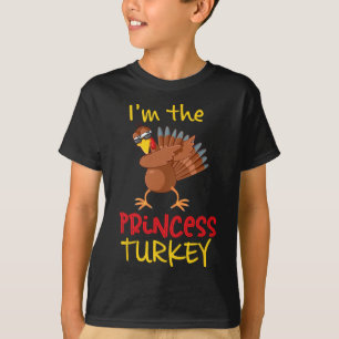 Camiseta Acción de Gracias del grupo familiar Princess Turk