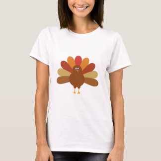 Camiseta Acción de gracias feliz colorida Turquía