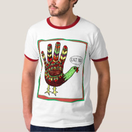 Camiseta Acción de gracias: ¡La mano Turquía me come!