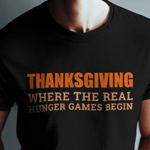 Camiseta Acción de Gracias: Supervivencia del más completo