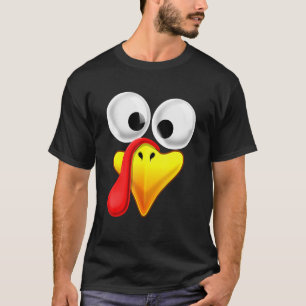 Camiseta Acción de Gracias Turquía enfrenta disfraz familia