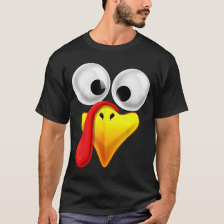 Camiseta Acción de Gracias Turquía enfrenta disfraz familia