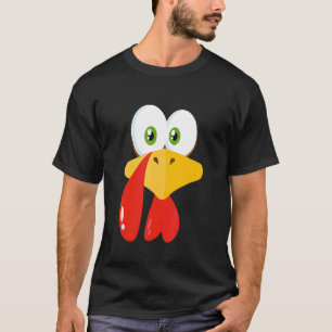 Camiseta Acción de Gracias Turquía enfrenta disfraz familia