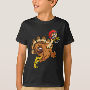 Camiseta Acción de Gracias Turquía retrocede a los chicos d