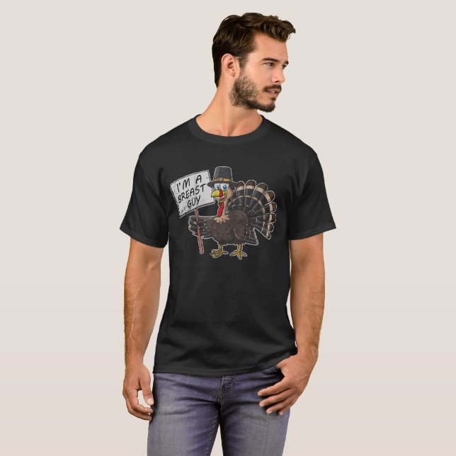 Camiseta Acción de gracias Turquía soy un individuo del (Anverso completo)