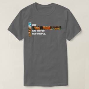 Camiseta Acción de Gracias y tal vez cinco personas